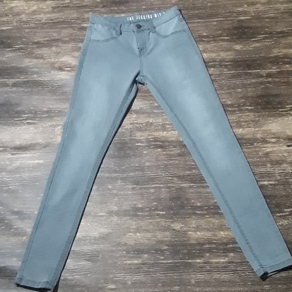SZ 4 Grey Jeggings Kinny Fit